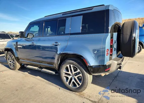 2025 Land Rover Defender 110 X-Dynamic Se из США, поврежденный, VIN SALE27EU1S2385069